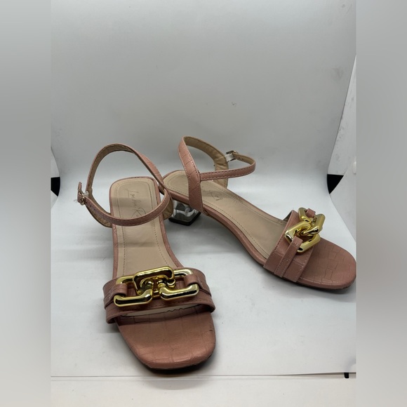 London Rag Women's Pink Ankle Strap Sandals size 9 - Picture 14 of 15